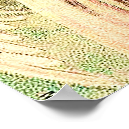 Angel bringing Christmas gifts and presents Poster (Hoek)