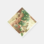 Angel bringing Christmas gifts and presents Servet (Hoek)