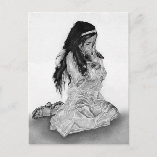 Angel Bunny Briefkaart (Voorkant)