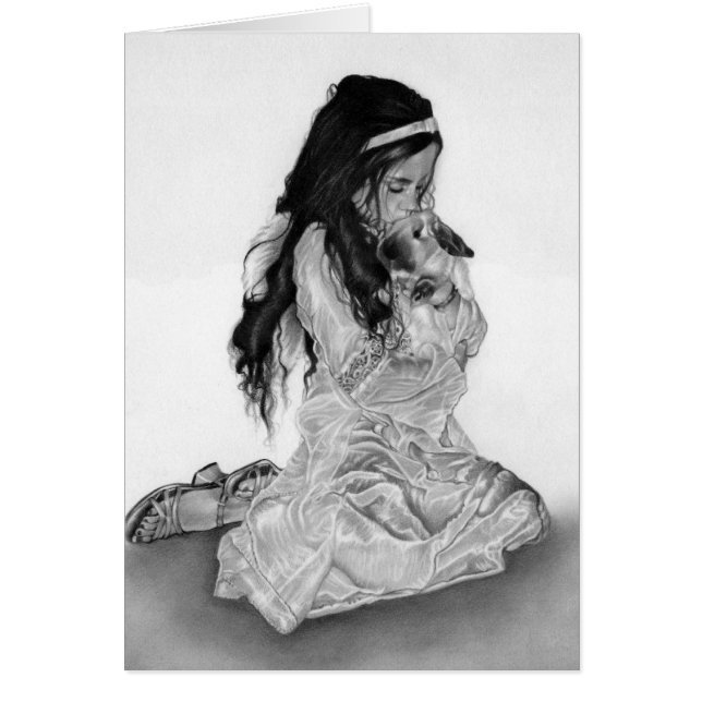 Angel Bunny Card (Voorkant)