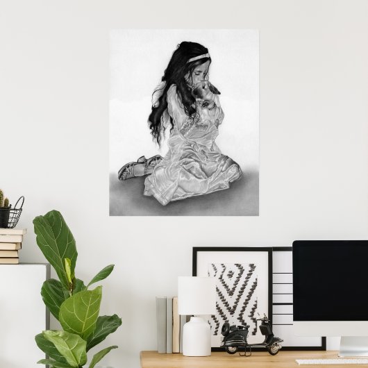 Angel Bunny Poster (Thuiskantoor)