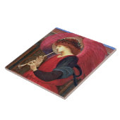 Angel Burne-Jones kerstkunst Tile of Trivet Tegeltje (Zijkant)