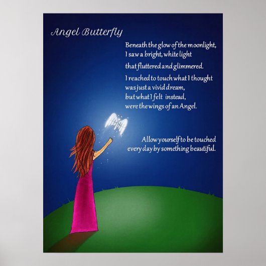 Angel Butterfly Poster (Voorkant)