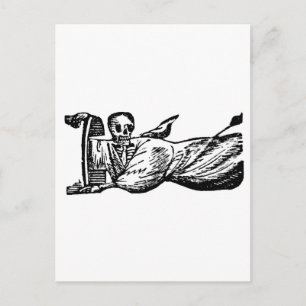 "Angel Calavera" ongeveer eind jaren 1800 Briefkaart