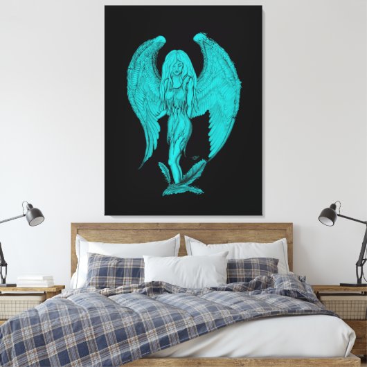 Angel Canvas Afdruk (Insitu (Slaapkamer))