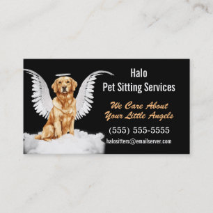Angel Cat and Dog Pet Sitting Services Visitekaartje