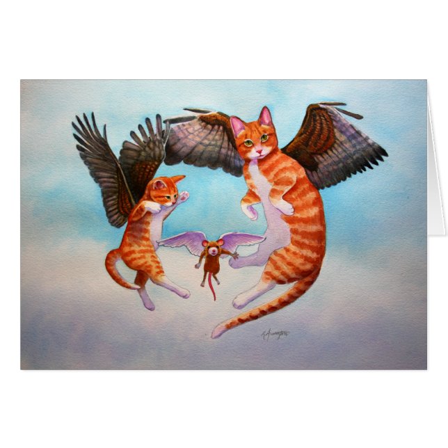 Angel Cat en Mouse Game (Voorkant Horizontaal)