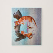 Angel Cat en Mouse Game Legpuzzel (Verticaal)