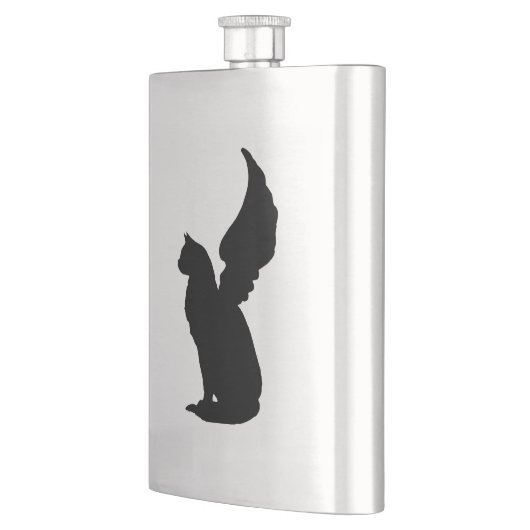 Angel Cat Flask Heupfles (Links)