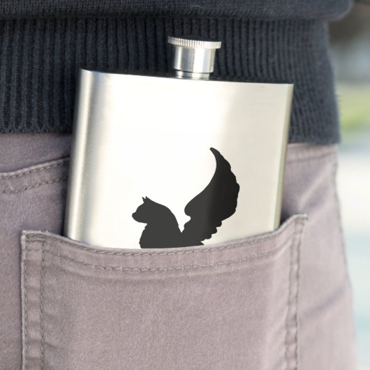 Angel Cat Flask Heupfles (Voorbeeld)