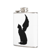Angel Cat Flask Heupfles (Links)