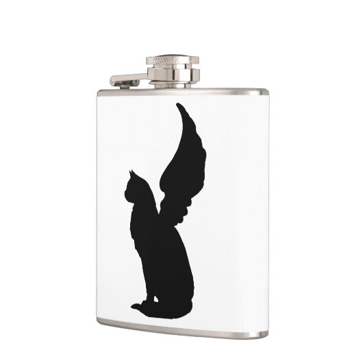 Angel Cat Flask Heupfles (Links)