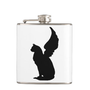 Angel Cat Flask Heupfles