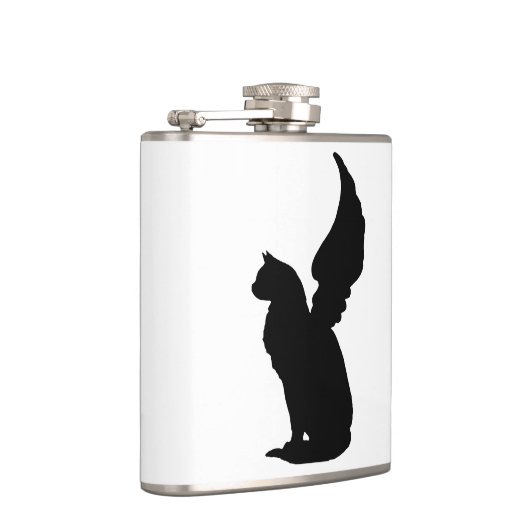 Angel Cat Flask Heupfles (Rechts)
