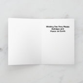 Angel & Cat Holiday Kaart (Binnen)