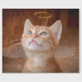 Angel Cat inpakpapier (Vlak)