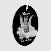 Angel Cat Pet Memorial Herdenking Foto Ornament (voorkant)