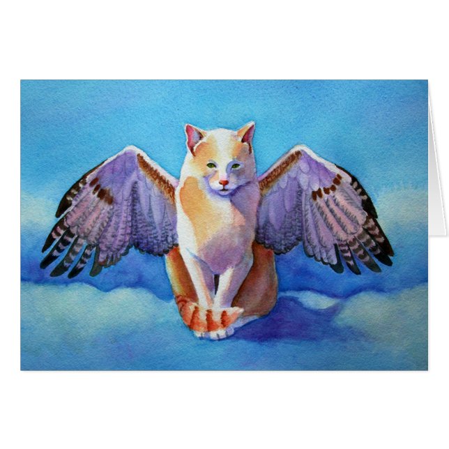 Angel Cat Red Tail Hawk (Voorkant Horizontaal)