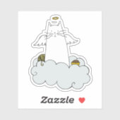 Angel Cat Sticker (Vel)