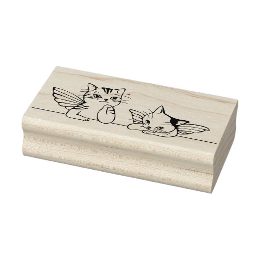 Angel Cats Art Stempel (Stempel)