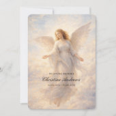 Angel Celebration of Life Funeral Kaart (Voorkant)