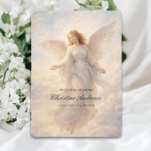 Angel Celebration of Life Funeral Kaart