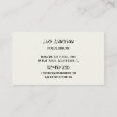 Angel Cemetery Funeral Director Visitekaartje (Achterkant)