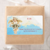 Angel chef-kok kersttaart uit de keuken van etiket (Insitu)