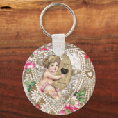 Angel Cherub  Afbeelding Sleutelhanger (Voorkant)