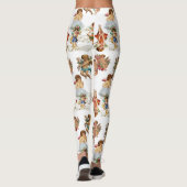 angel cherub antiek hevenachtig Victoriaans Leggings (Achterkant)