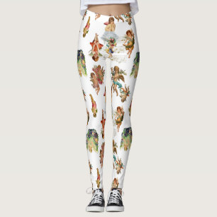 angel cherub antiek hevenachtig Victoriaans Leggings