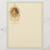 Angel Cherub Golden Letterhead (Voorkant)