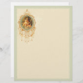 Angel Cherub  Golden Letterhead (Voorkant / Achterkant)