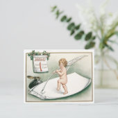 Angel Cherub Holly Agenda Resolutie Brief Briefkaart (Staand voorkant)