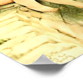  Angel Cherub in Peony Garden circa 1920 Poster (Hoek)