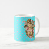 Angel / Cherub - Vintage Koffiemok (Voorkant rechts)
