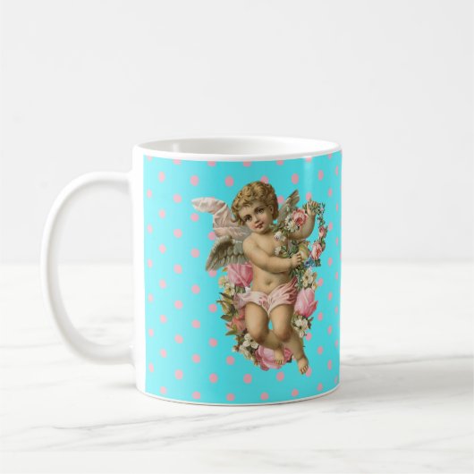 Angel / Cherub - Vintage Koffiemok (Links)