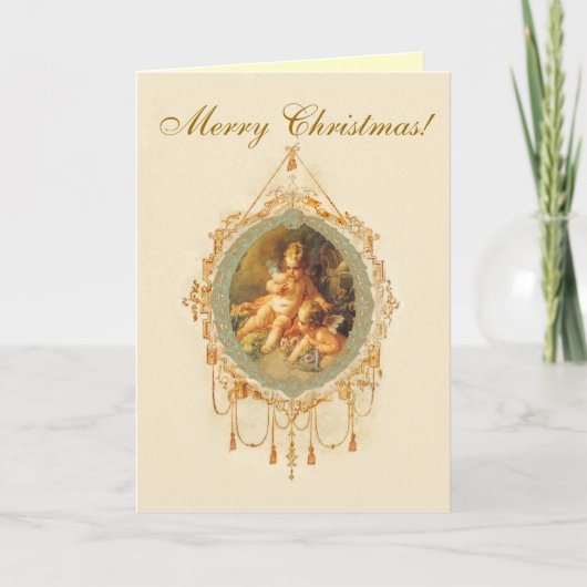 Angel Cherub wenskaart kaarten  stijl (Voorkant)