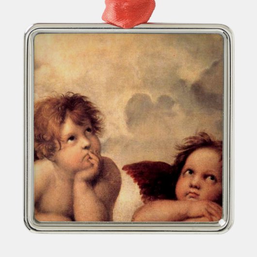 Angel Cherubs Metalen Ornament (Voorkant)