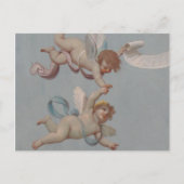 Angel Cherubs Whimsical Renaissance Briefkaart (Voorkant)
