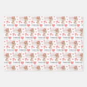 Angel Chihuahua Wrapping Paper Flat Sheet Set 3 (Voorkant)