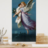 Angel & Child in Heaven Retro Vintage Poster (Keuken)