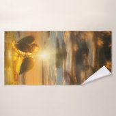 Angel Child LIGHT DE WERELD Badhanddoek (Badhanddoek)