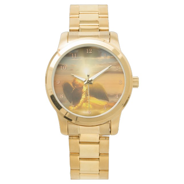 Angel Child LIGHT DE WERELD Horloge (Voorkant)