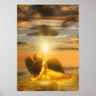 Angel Child LIGHT DE WERELD Poster