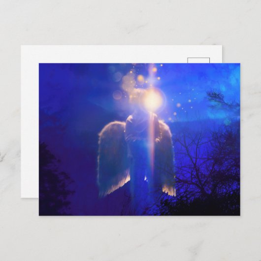 Angel Child "NOOIT ALONE" Briefkaart (Voorkant / Achterkant)