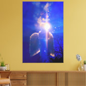 Angel Child "NOOIT ALONE" Canvas Afdruk (Insitu (Woonkamer))