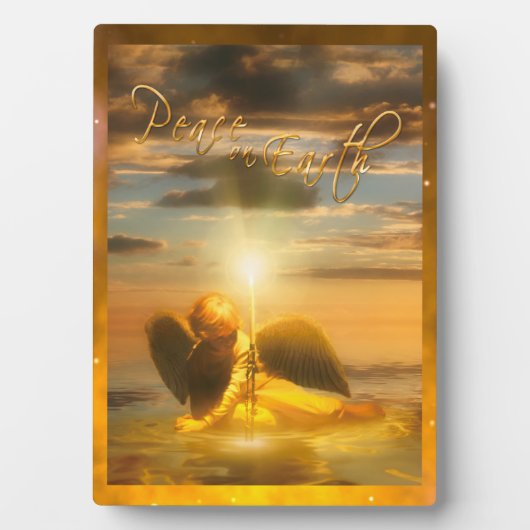 Angel Child PEACE on AARTH Fotoplaat (voorkant)