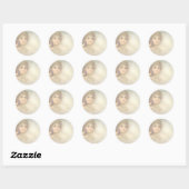 Angel Children Ronde Sticker (Vel)