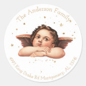  Angel Christmas Adres Label (Voorkant)
